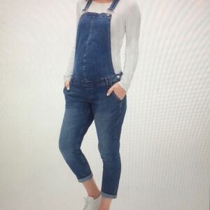 Gap Maternity Denim Overalls Blue Size Small